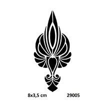 Airbrush Tattoo Zarif Motif Stencil Süsleme Ve Boyama Kalıbı