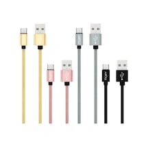 Tiger Micro Usb 3.0A 1Mt Örgü-Halat Hızlı Şarj Usb Kablo Tuc-A86 (526978895)