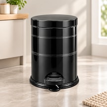Mikro 5 L Siyah Pedallı Çöp Kovası Diğer