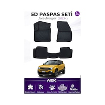 Jeep Avenger Elektrikli 2024+ Araca Özel Havuzlu "karbon" Paspas