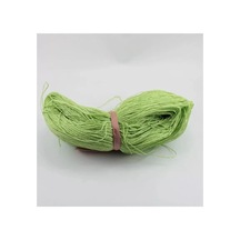 Fıstık Yeşili Renk Çile Kağıt İp Çanta Ipi Supla Ipi No:40 - 550-600 Gr 000 Açık Krem