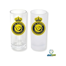 Al Nassr F.c. Buzlu / Buzsuz Seçenekli Rakı Bardağı 1 Adet Şık Sunum Bardağı 0239