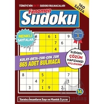 Fenomen Sudoku 14 Maxi Yayıncılık Ciltli