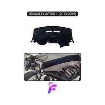 Renault Captur 1 2013-2019 Uyumlu Torpido Örtüsü Yansıma Önleyici Koruma Hızlı Montaj J48