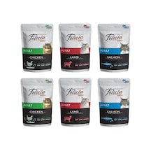 Felicia Kedi Pouch 6 Lı Set
