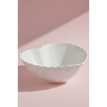 Karaca Pink Love Porselen Salata Kasesi Beyaz 23 Cm Beyaz