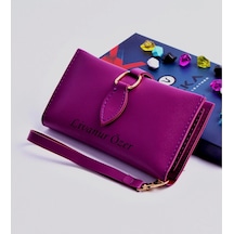Ozka Leather Collection Mor Damla Model Trend Kadın Cüzdanı + Anahtarlık Ozka Leather Collection Mor Damla Model Trend Kadın Cüzdanı + Anahtarlık