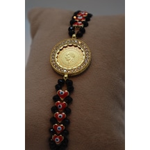 Özden Kuyumcusu 22 Ayar Çeyrek Altınlı Bileklik Ozdcey028