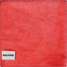 Rulopak Mikrofiber Bez Kırmızı 20'li Paket