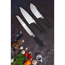 Sürclass Antrasit Günlük Kullanım Şef Ve Mutfak Bıçakları Seti