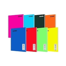 Flex Neo 40 Yaprak A4 Pp Kapak Spiralli Defter 6 Adet Kareli