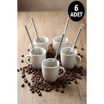 6 Adet Mini Çırpıcı, Çok Amaçlı Mini Çırpıcı 6 Lı Paket Pratik Çırpıcı Paslanmaz Çelik Diğer