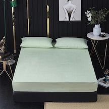 Novahub Yeşil Rahat Yatak Havlu Kumaş Çarşaf Tpu Su Geçirmez Anti-mite Çarşaf Simmons Yatak Koruyucu Otel Çarşaf - 90 X 200 Yeşil