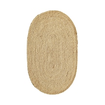 Eko Halı Juno Ech 01E Natural El Dokuma Naturel Jüt Hasır Halı - 140X200