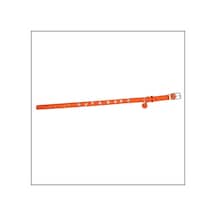 Uyguna-yakala 10mm 30cm Turuncu Pati Baskılı Kedi-köpek Tasması-sma.303