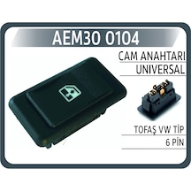 Aem Cam Anahtarı Un4ersal Tofaş Vw Tip 6 Pin Aem30 0104