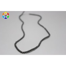 Hematit Taşı Dizi 3Mm (Küçük Delikli)