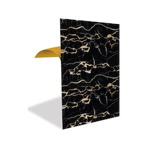 Tink Kendinden Yapışkanlı Gold Siyah Desenli Pvc Panel 41x62 Cm
