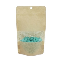 Kraft Pencereli Doypack 110X185X35 Mm 25 Li Paket