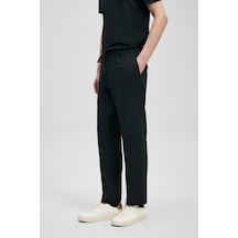 Lufian Calep Smart Erkek Chino Pantolon Slim Fit Siyah Siyah 111190357100100