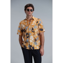 Lufian Shen Erkek Basic Gömlek Regular Fit Sarı Sarı 111010612100900 Sarı