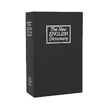 24cm Xl Büyük Boy Kitap Şeklinde Gizli Kasa Şifreli Kilitli Sözlük Para Mücevher Kasası