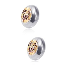 Şampanya Kadın Küpe Kişilik Dekoratif Hip Hop Köpüklü Mavi Rhinestone Unisex Tarzı Küpe Takı Aksesuarları