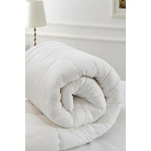 Çift Kişilik Microfiber Silikon Yorgan 195X215 Cm Antibakteriyel Beyaz