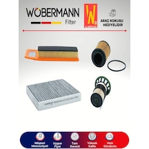Wöbermann Fiat Egea 1.3 E5 Filtre Bakım Seti 2016-2020 4'lü Karbonlu