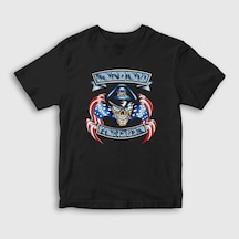 Presmono Unisex Çocuk Forever Bon Jovi T-shirt Siyah