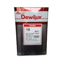 Dewilüx Selülozik Tiner 10 Kg 12 Litre