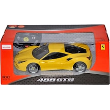 Mey İthalat 75600 1:14 Ferrari 488 Gtb Uzaktan Kumandalı Işıklı Araba Sarı