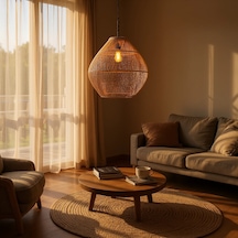 Rattan Gaia Yan Modeli Saman Sarısı