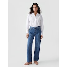 Lcwaıkıkı Classic İndigo Straight Fit Kadın Jean Pantolon