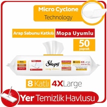 Easy Clean Arap Sabunu Katkılı Mopa Uyumlu Yer Temizlik Havlusu 50'li Diğer