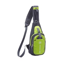 Erkekler İçin Şık Ve Fonksiyonel Omuz Çantası, Günlük Kullanım İçin Pratik Sırt Çantası Yeşil