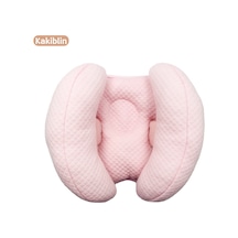 Çocuk Araba Koltuğu Baş Dayanağı Bebek Boyun Yastığı Bebek Arabası Baş Sabit Koruma Yastığı Nokta Pembe