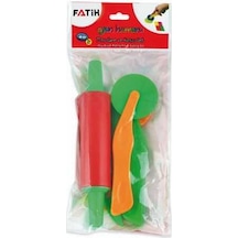 Fatih Oyun Hamur Merdane Ve Kesici Seti 50730 Çok Renkli