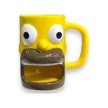 The Simpsons Homer Baba Seramik 3d Kupa Bardak Açık Altın
