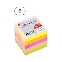 Memo Stick Not Kağıtları, 50x50 Mm, Karışık Renk Neon Küp Blok, 250 Yaprak