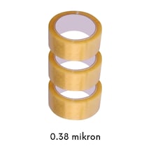 Koli Bandı Yapışkan Kuvvetli Koli Bantı 0.38 Mikron 3 Adet 45 Mm X 100 Metre Bant 3 Adet 3 Adet
