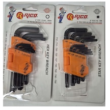Ht- Rico L Allen Takımı Kısa Ve Torx Alyen Takımı Kısa 18 Pç