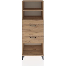 Hyperion Dolap 2 Raflı 2 Çekmeceli 60x44x163 Çam-çam Çam