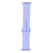 Watch 44mm Band Serisi Klasik Kordon Silikon Strap Kayış-lila