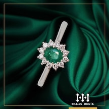 Hakan Mekik Jewelry Dream Serisi Pırlanta Zümrüt Yüzük (485631149)