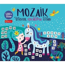 Mozaik Sticker 1.000+ Çıkartma Kitabı - Turkuaz / Kolektif