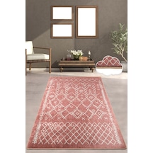 Chart Bej 80X120 Cm Modern Yıkanabilir Kaymaz Taban Halı