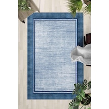 Kaymaz Taban Yıkanabilir Halı Mutfak, Salon, Yatak Odası İçin Modern Dijital Baskı Halı Sln Halı - 0032 Çok Renkli