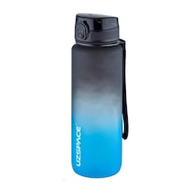 Uzspace 3038 Çift Renk Siyah-Mavi 1000 Ml Matara