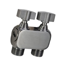 Suntek 1in 2 Out Çift Kontrol Vanası Çok Fonksiyonlu Gri